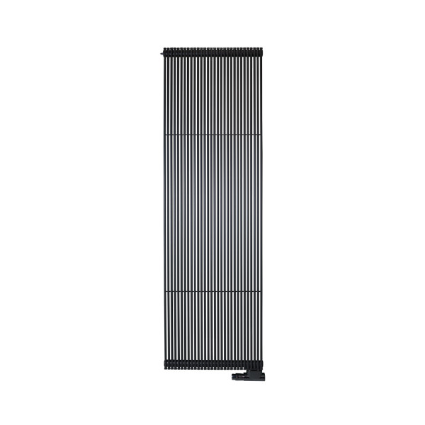 HushLab Fat VD grzejnik dekoracyjny H205/L45cm kolor  Black Matt 0557 podł. S005 - 1110827_O1