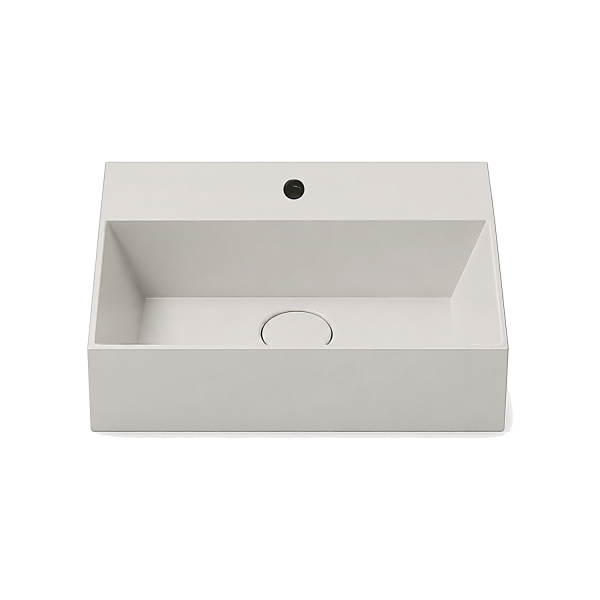 HushLab Small Umywalka nablatowa  z otworem 40x30x11 Biały - 1024337_O1