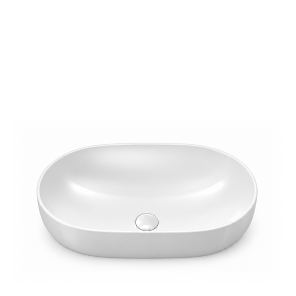 Hushlab Cloud Umywalka nablatowa 60x35 h15 biały - 850179_O2