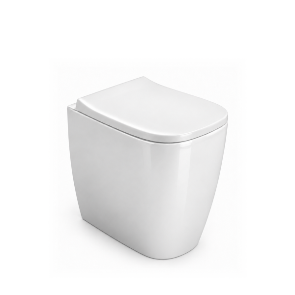 Hushlab Organic Simple Miska WC stojąca biały - 904519_O2