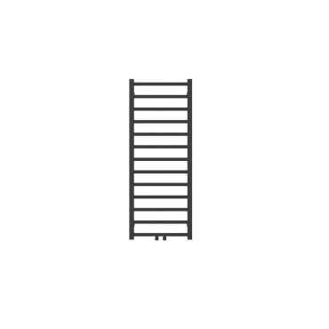 HushLab Stratto grzejnik drabinkowy 1020/500mm kolor Metallic Black podł. 4x1/2" od dołu - 779239_O1